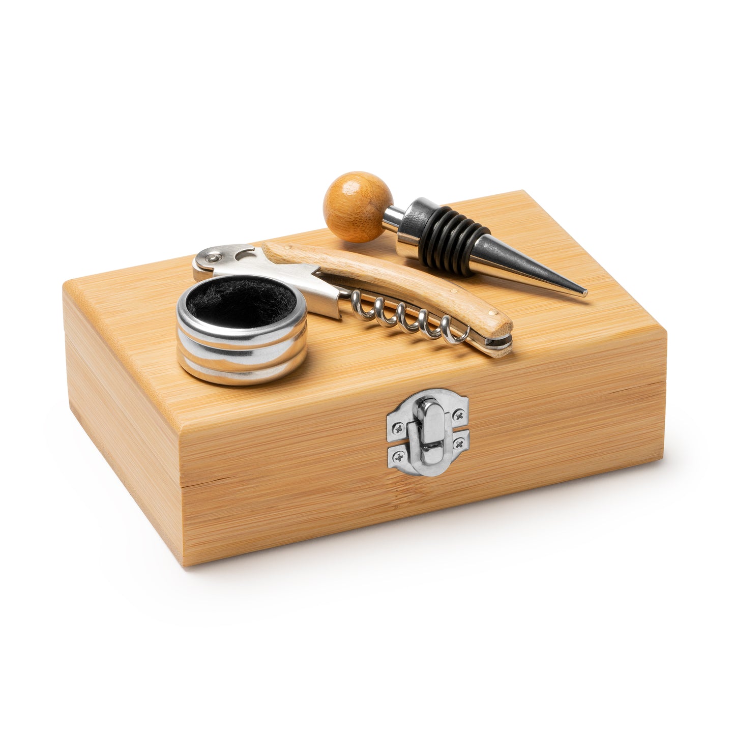 Set da Vino in Bambù Personalizzabile