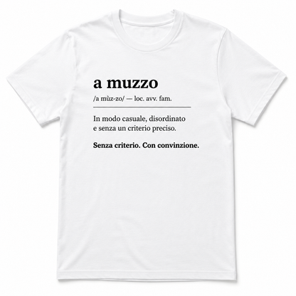 T-shirt “A muzzo” – Dizionario Italiano